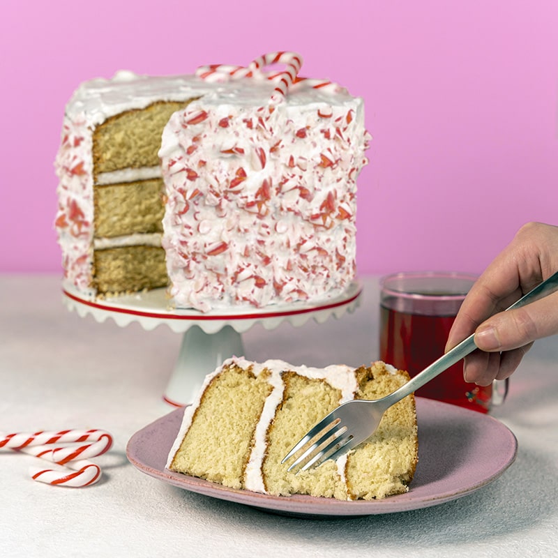 Candy Cake Cane Recipe – Tick Tock