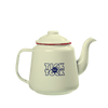 Cream Enamel Teapot