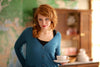 Lady with cup of tea