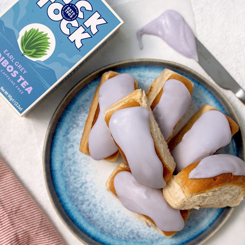 Earl Grey Iced Buns