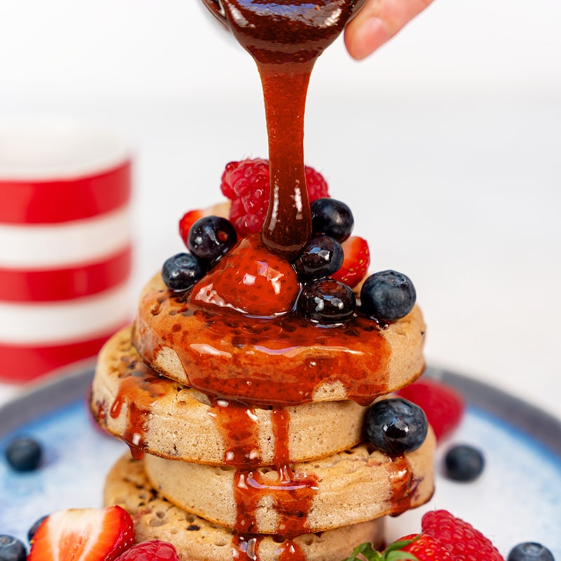 Rooibos (redbush) Syrup - pour over crumpets and pancakes