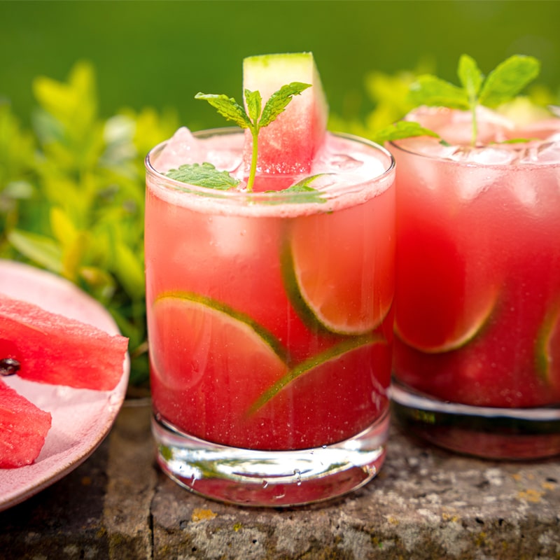 Green Tea Watermelon Cooler