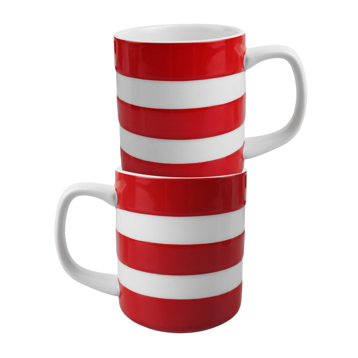 Striped Tea Mug for Two