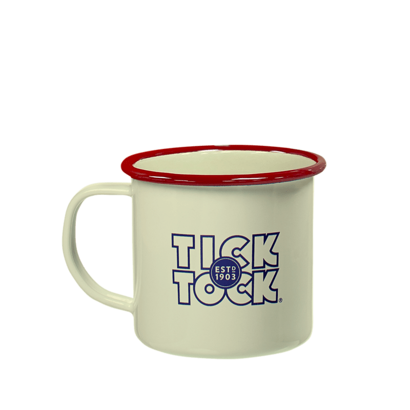 Cream Enamel Mug