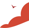 Cloud with a bird