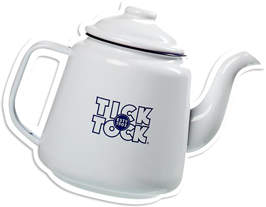 Teapot sticker
