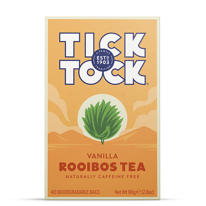 Vanilla Rooibos tea front image